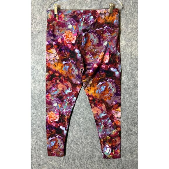 Soft Surroundings Womens Giardino Floral Leggings Petite Medium - Picture 4 of 6